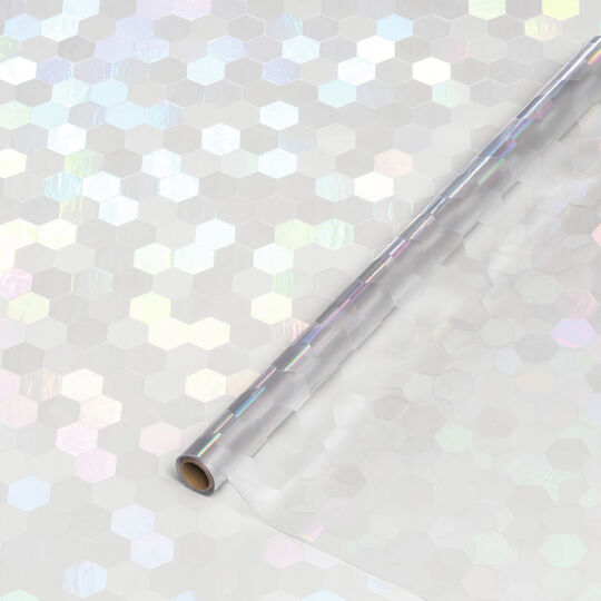 Fensterfolie static Rainbow Hexagon image number null
